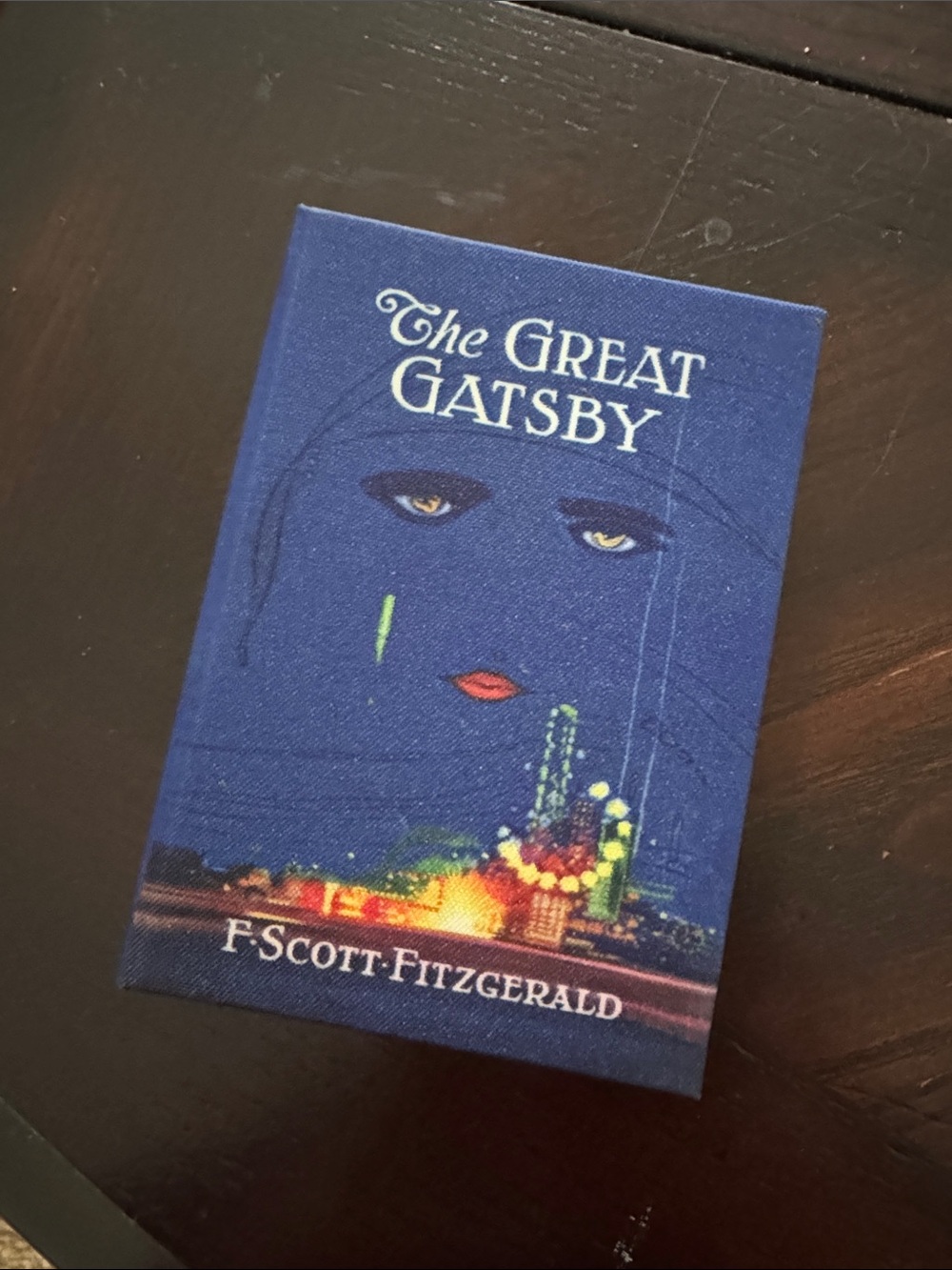 The Great Gatsby Navy Canvas Wallet
